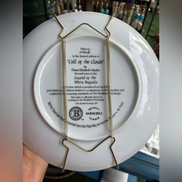 VINTAGE Call of the Buffalo 🦬 2nd Issue in the Legend of the White Buffalo Plate - Picture 9 of 13